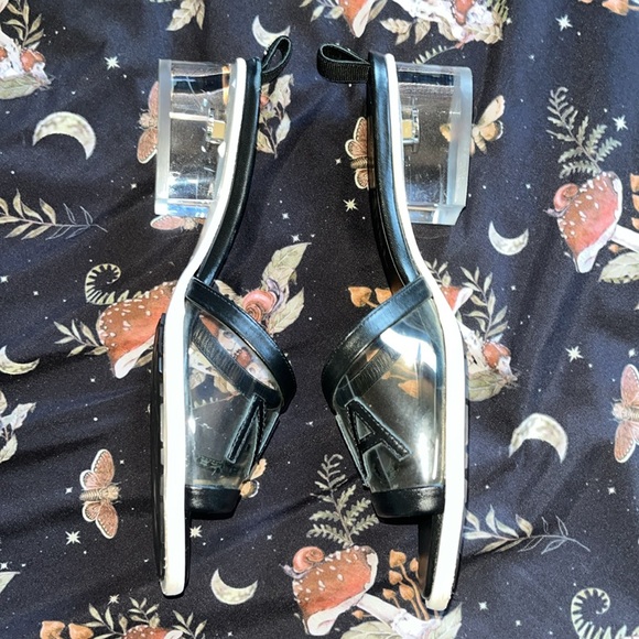 Chanel PVC CHANEL LOGO SS2019 slide slipper sandals size 36 6 AUTHENTIC - Picture 8 of 13